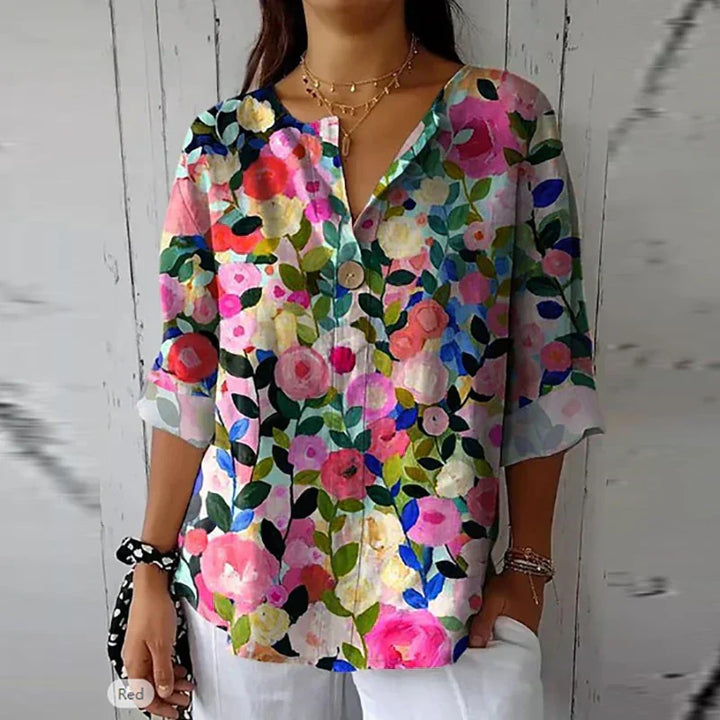 Harley Elegant Floral Blouse