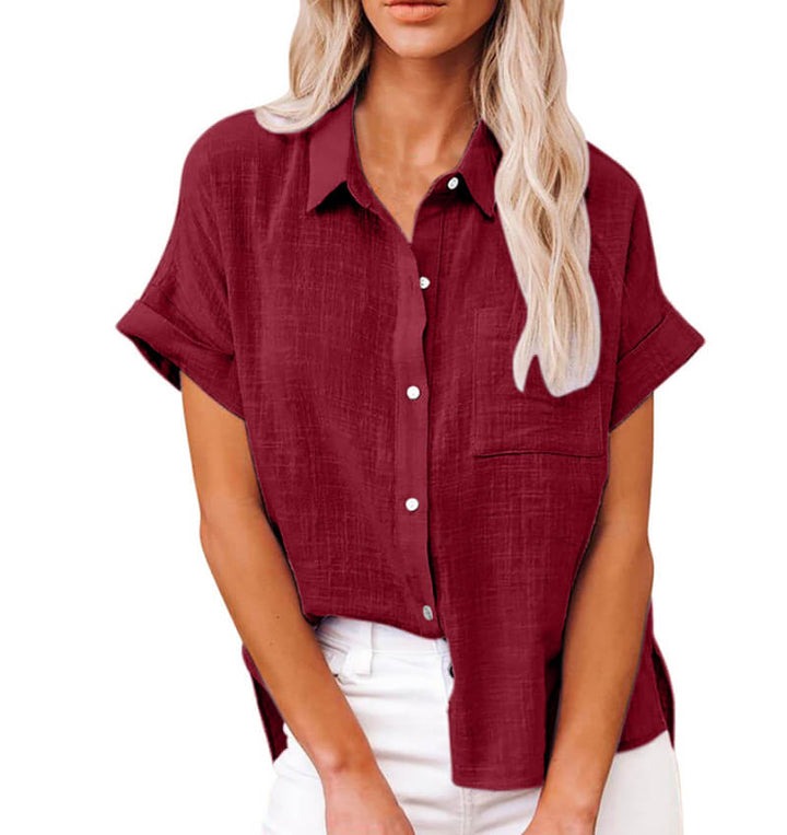 Miraqua - Timeless Button-Up Blouse