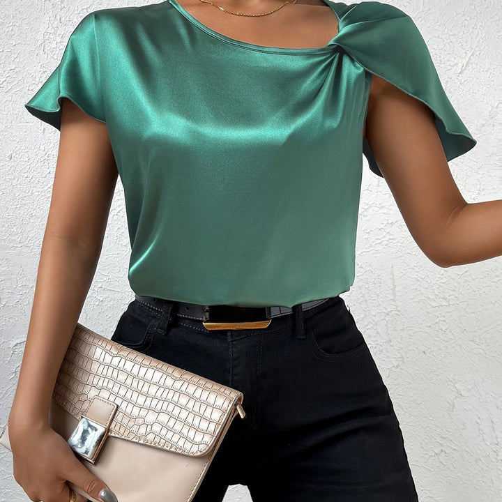 Loretta Trendy Top With Unique Shoulder Detail