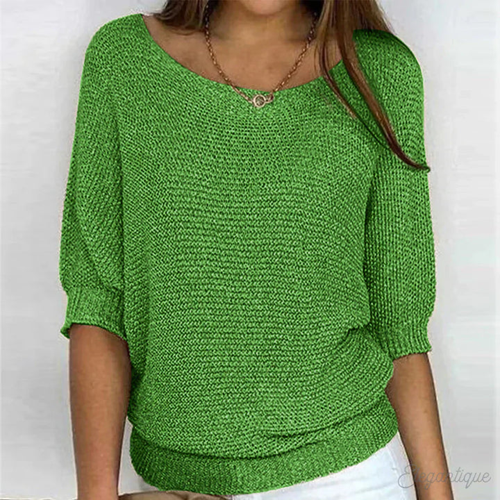 Zaphina - Relaxed Knit Top